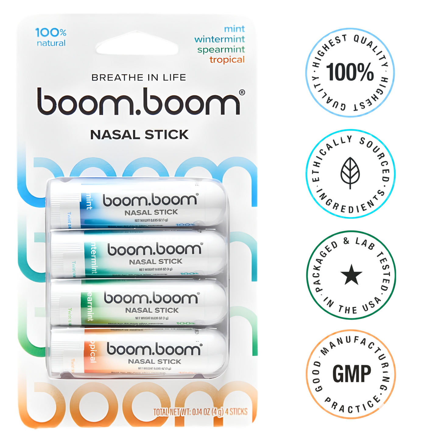 Boom Boom Nasal Stick — Variety Pack